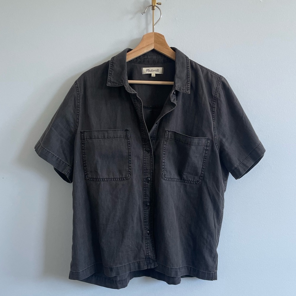 Madewell Denim Short-Sleeve Button-Up Shirt